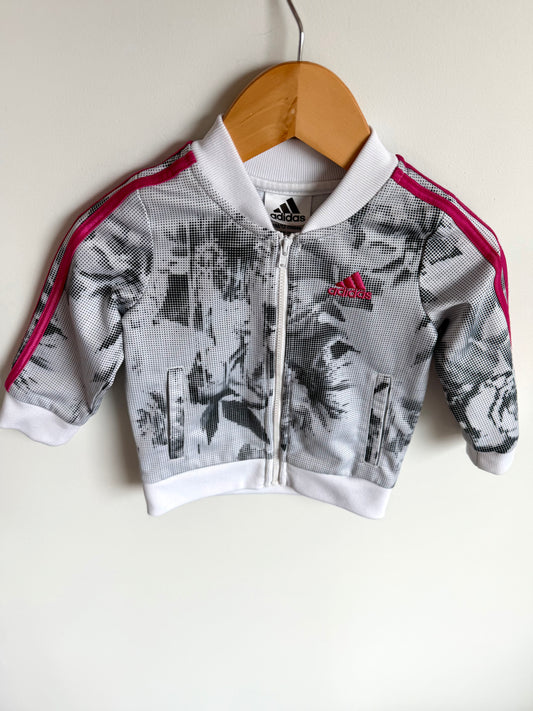 Adidas Rose Pattern Track Sweater / 12m