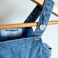 Denim Heart Pocket Overall Jumpsuit / 12-18m