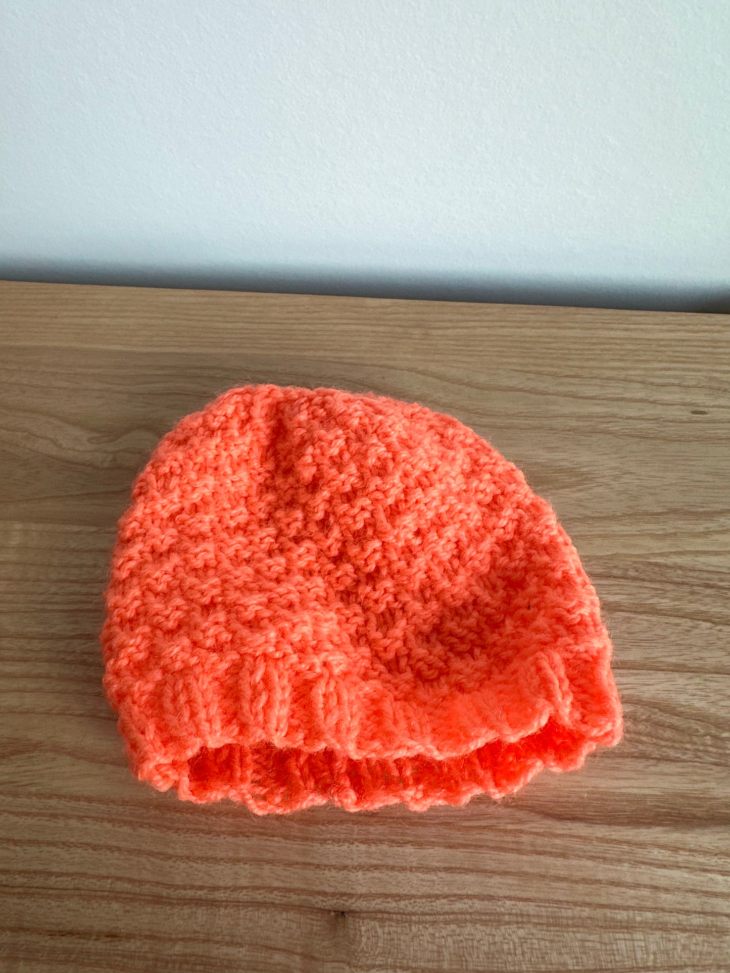 Knit Coral Toque / 0-3m?