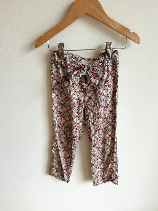 Zara Floral Flowy Pants / 5 years