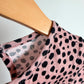 Pink Dotted Jumpsuit / 18-24m