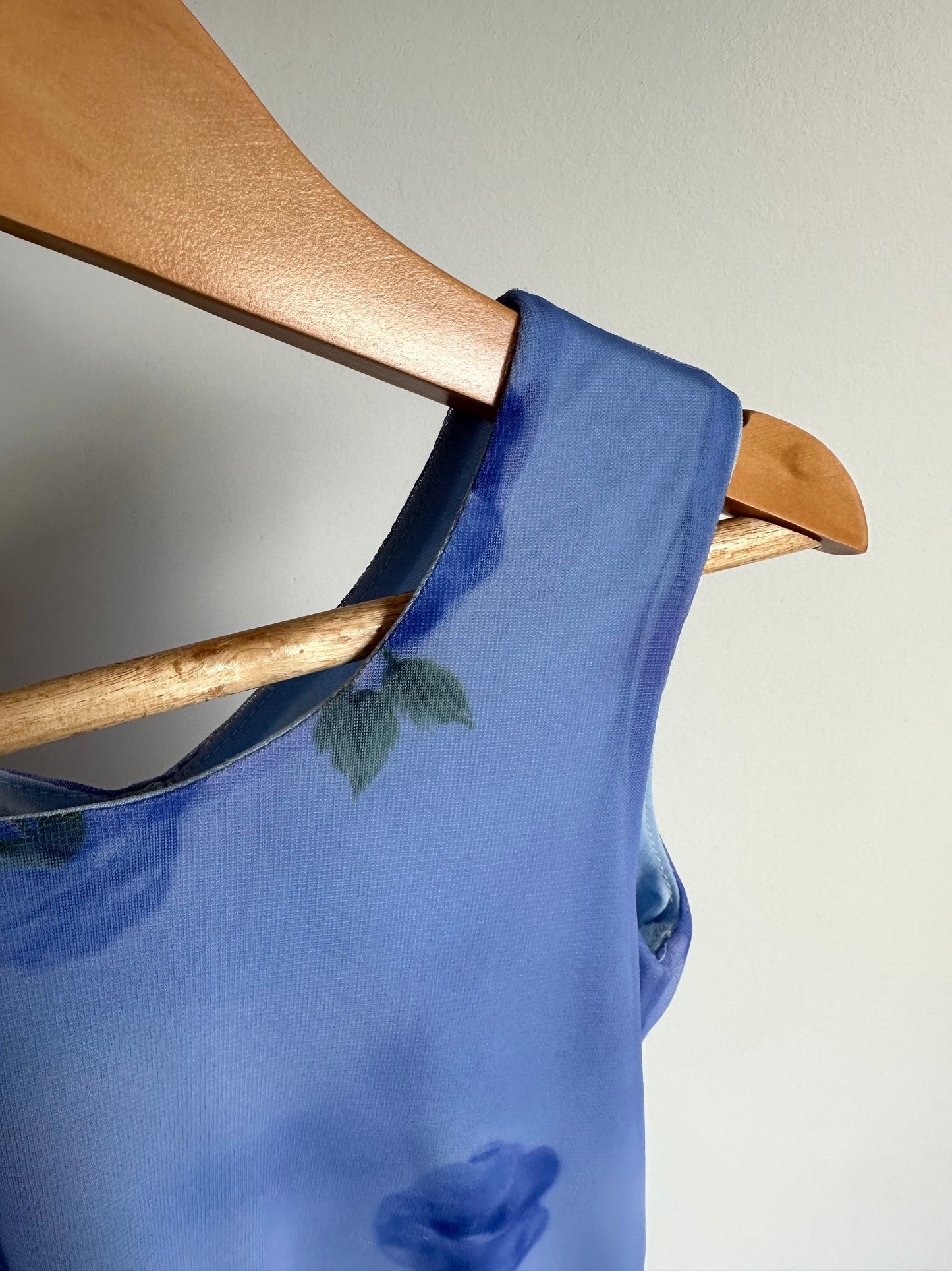 Vintage Girl Code Purple Flower Dress with Scarf / 5 years