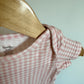 Pink Checkered Bodysuit / 0-3m