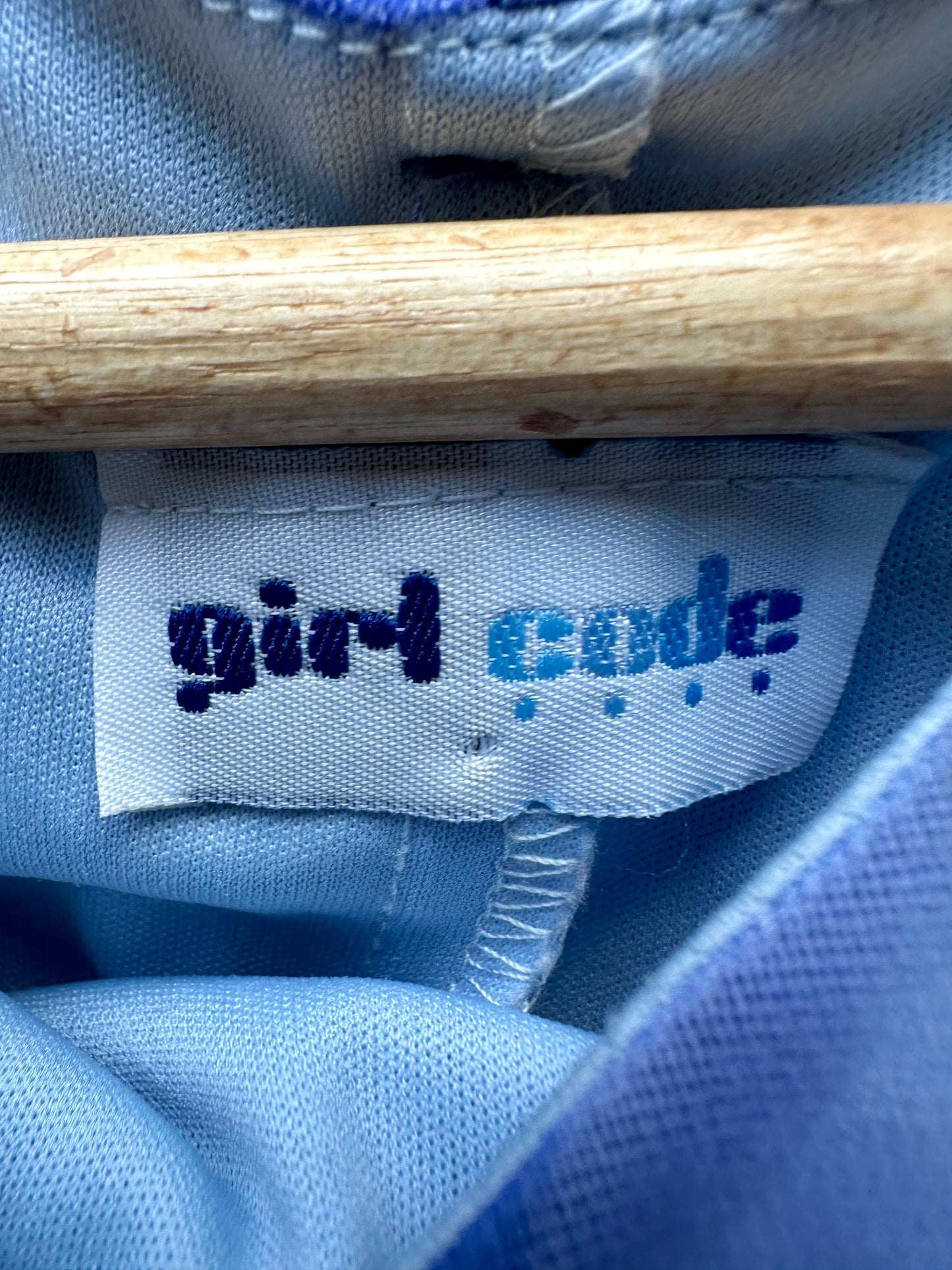 Vintage Girl Code Purple Flower Dress with Scarf / 5 years