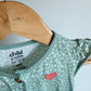 Sleeveless Green Spotted  Heart Jumpsuit / 18m