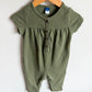 Olive Button Jumpsuit / 12-18m