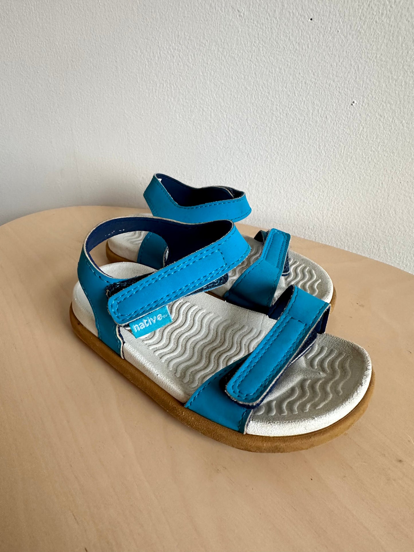 Native Blue Strap Sandals / Size 7 Toddler