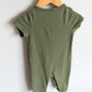 Olive Button Jumpsuit / 12-18m
