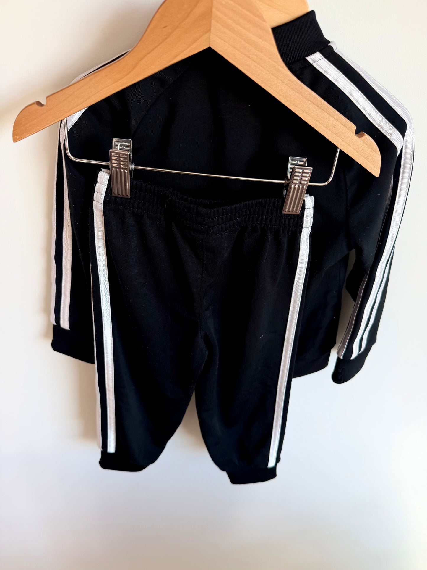 Adidas Black Track Suit Set / 2T
