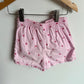 Vintage Pink Palm Skirt with Shorts / 18m