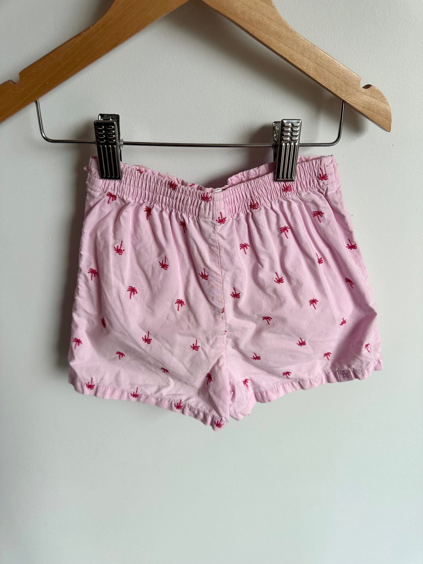 Vintage Pink Palm Skirt with Shorts / 18m