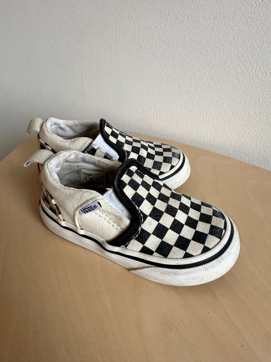 Vans Checkered Slide On Shoes / Size 5 Toddler