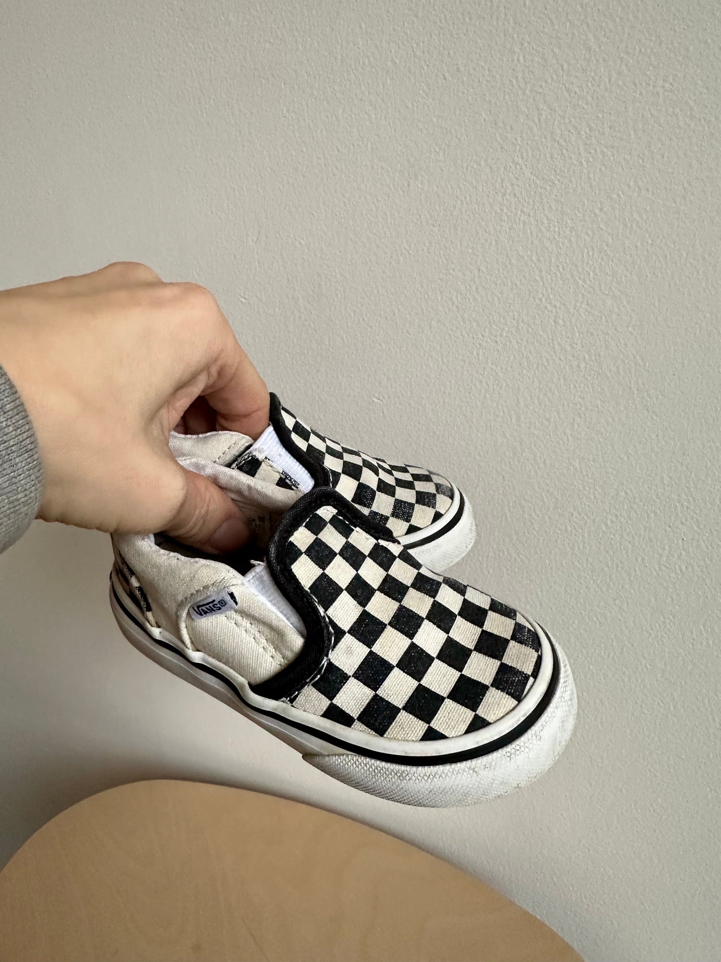 Vans Checkered Slide On Shoes / Size 5 Toddler