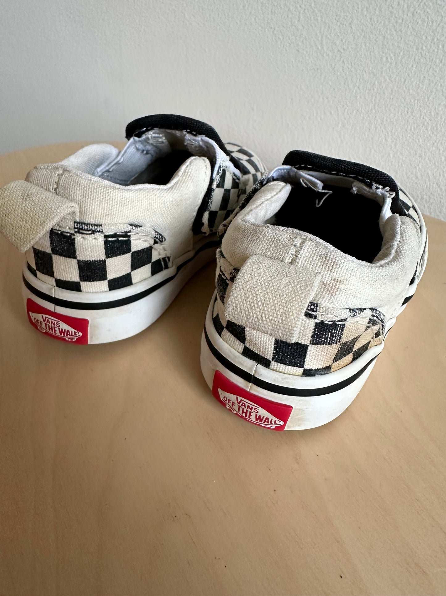 Vans Checkered Slide On Shoes / Size 5 Toddler