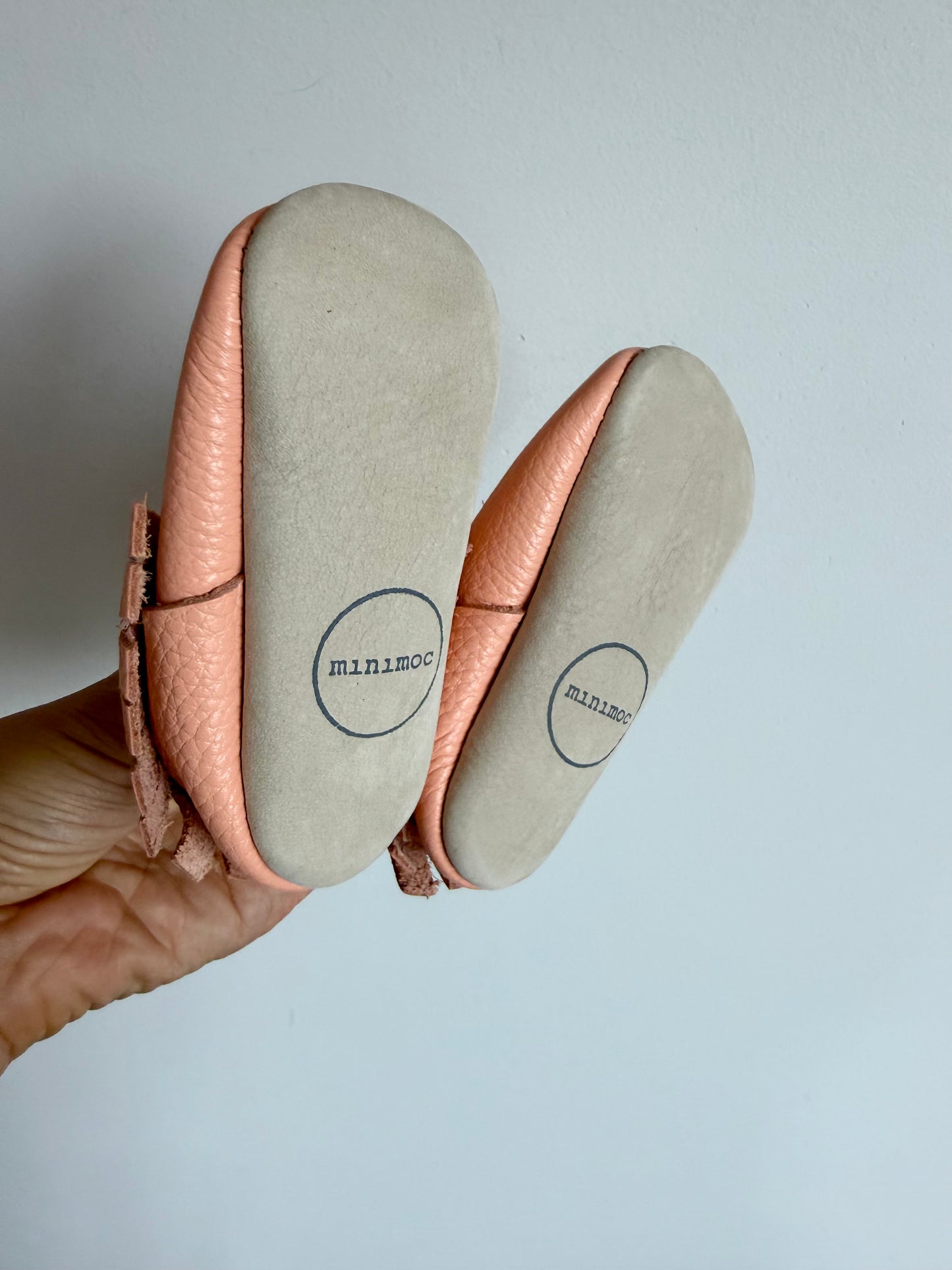 Minimoc Peach Soft Sole Shoes / Size 3 Infant