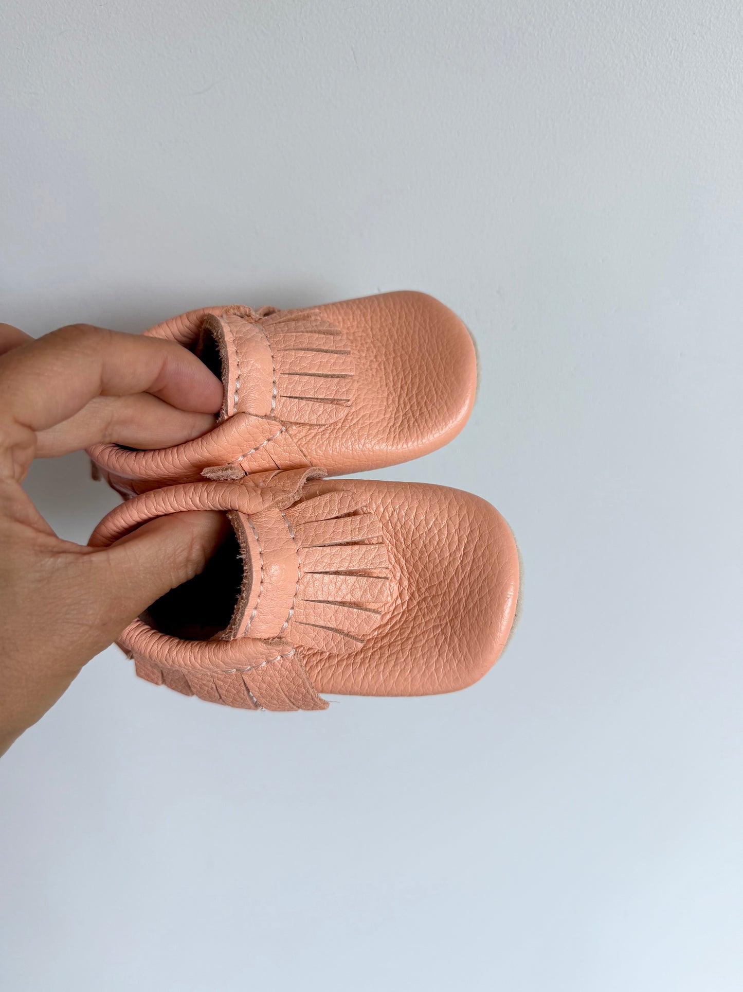 Minimoc Peach Soft Sole Shoes / Size 3 Infant