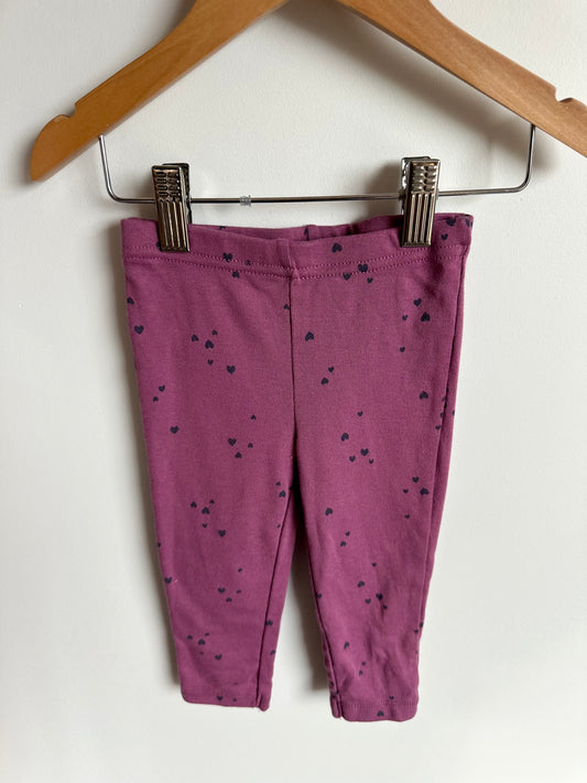 Purple Heart Leggings / 12m