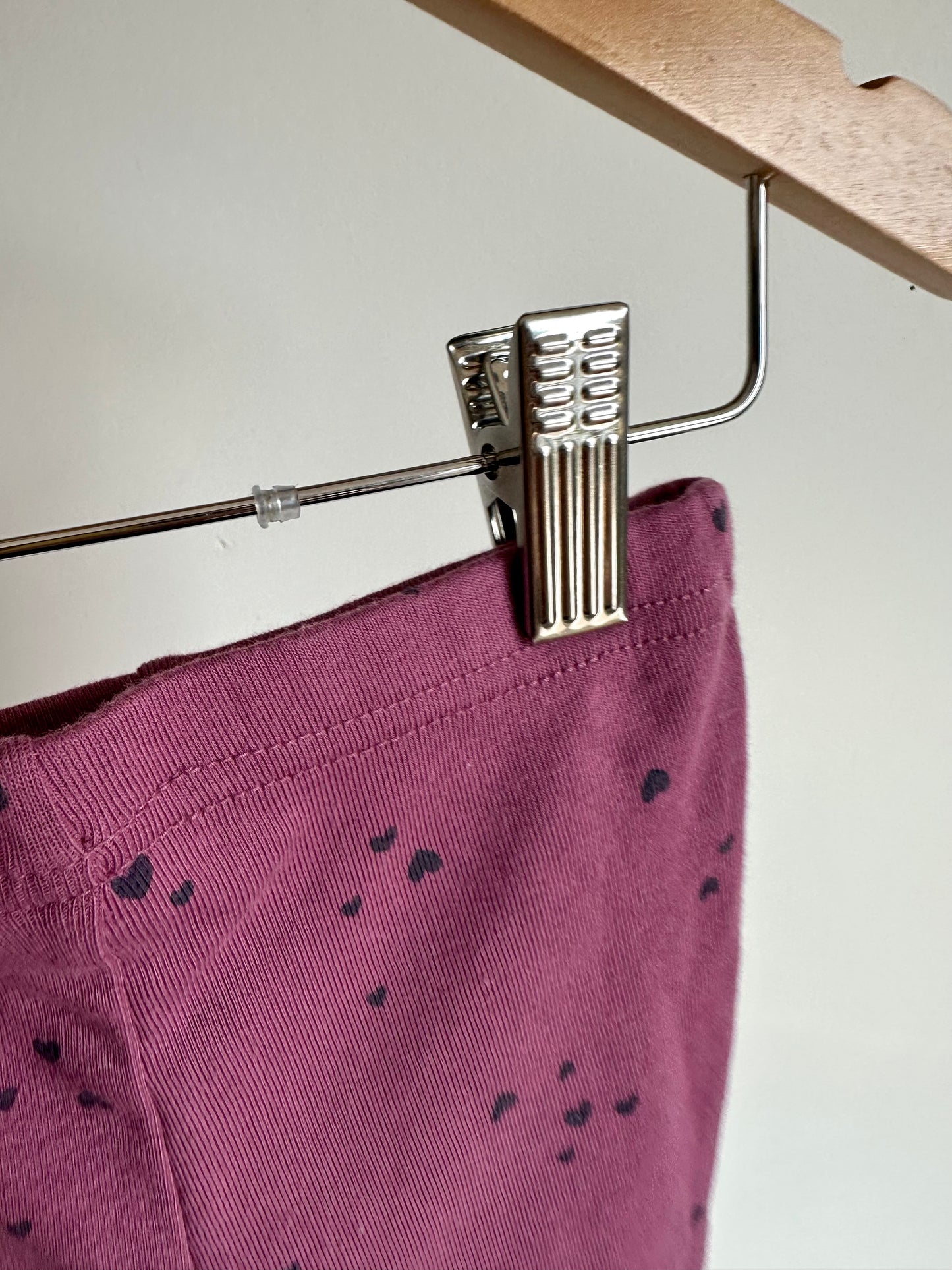 Purple Heart Leggings / 12m