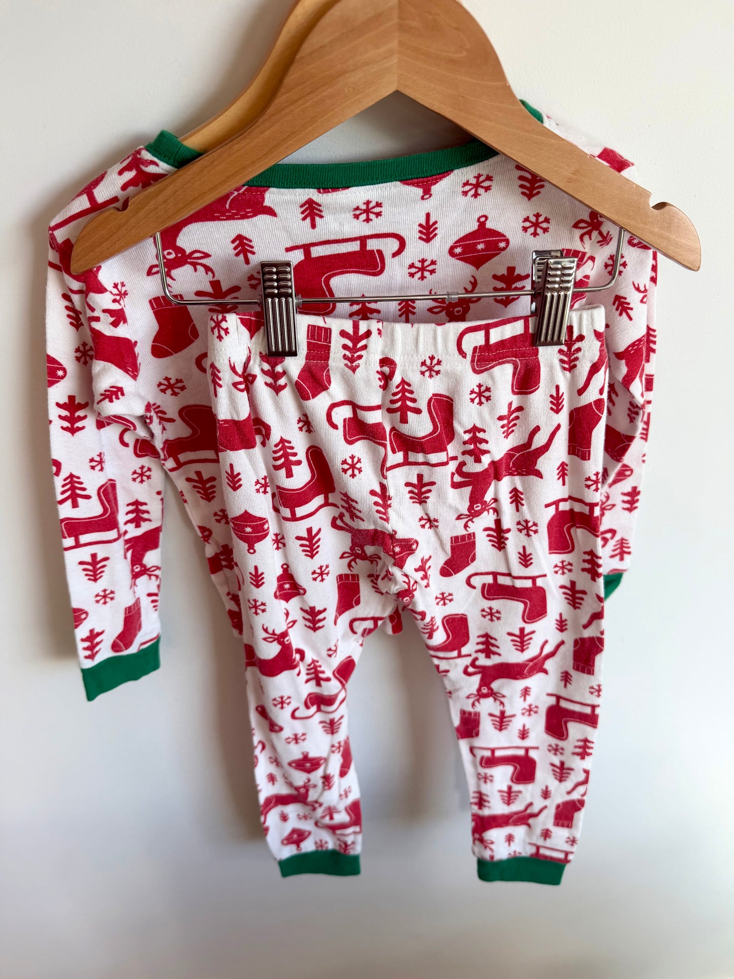 Red Sled PJ Set / 3-4T