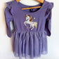 Unicorn Purple Tulle Dress / 3-4T