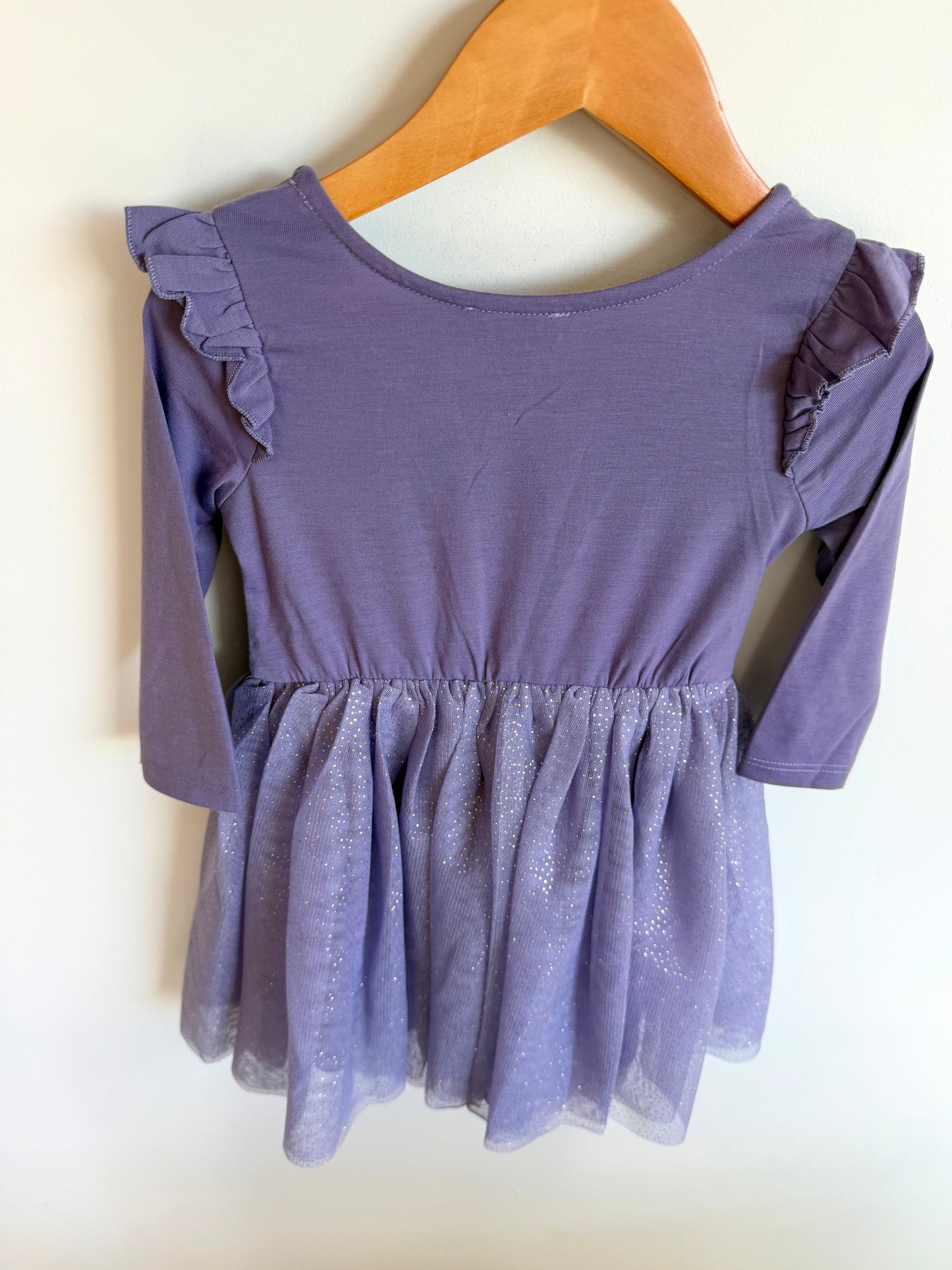 Unicorn Purple Tulle Dress / 3-4T