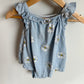 Blue Daisy Dress with Bodysuit / 12m