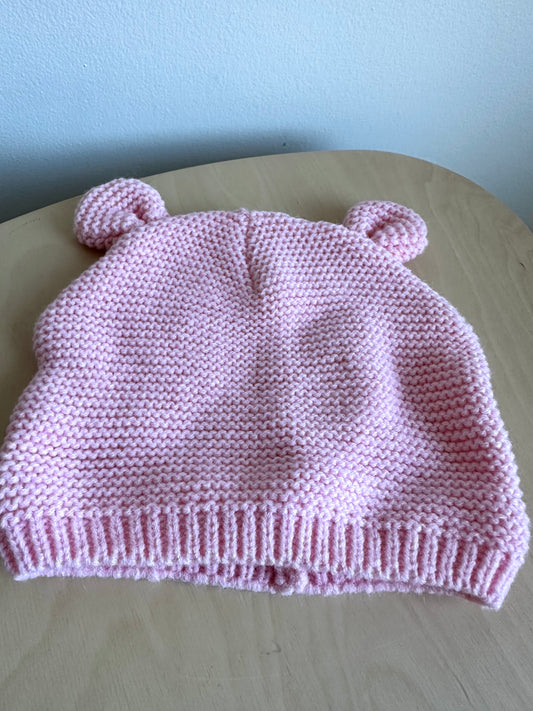 Pink Bear Toque / 6-12m?