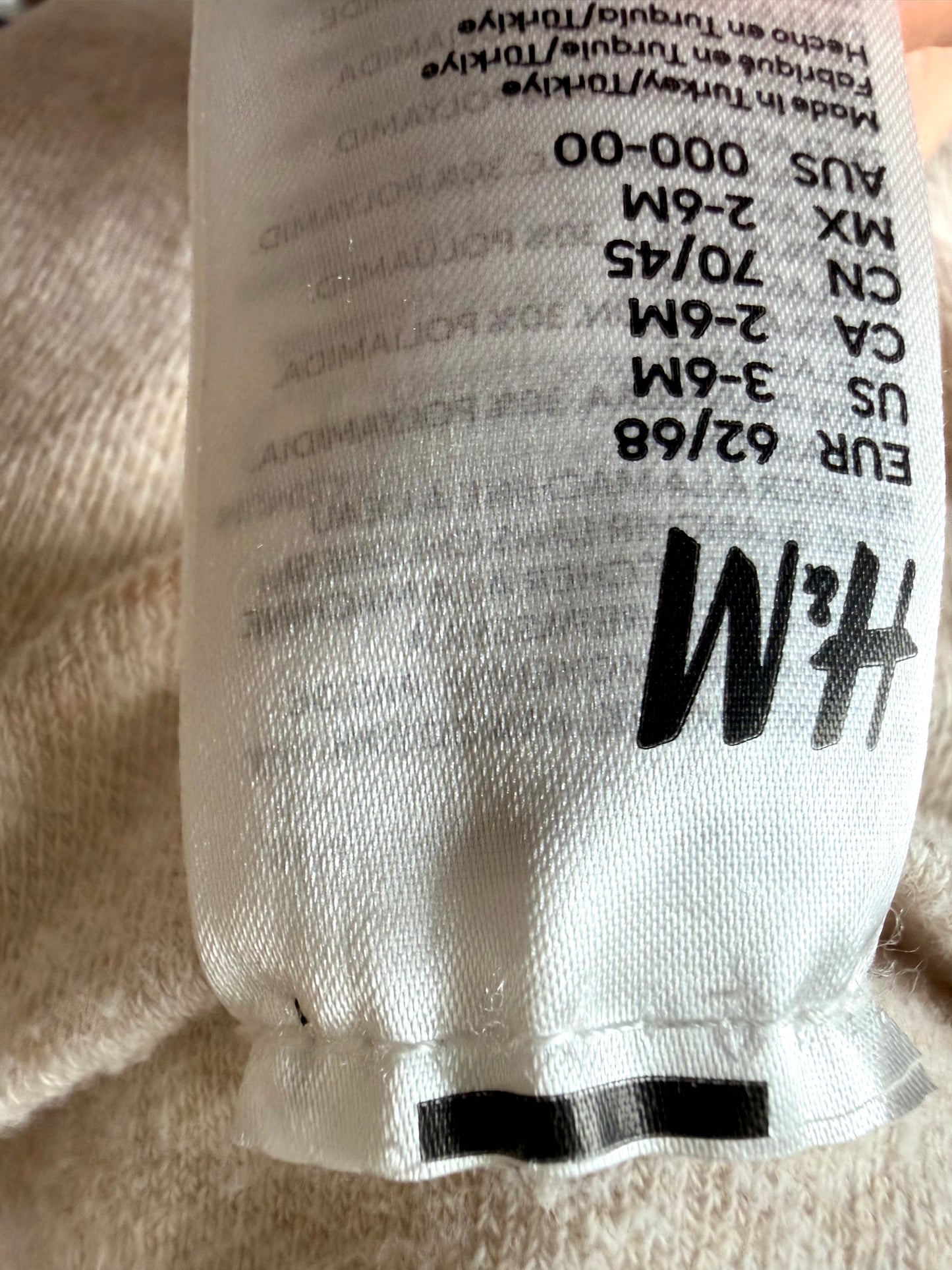 Panda Footed Tights / 2-6m