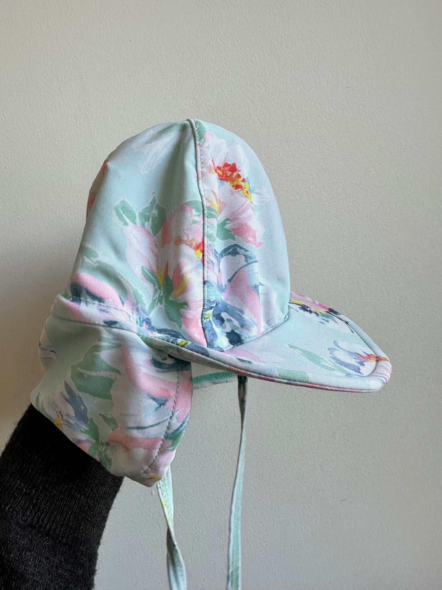 Watercolour Flower Hat / 12-24m