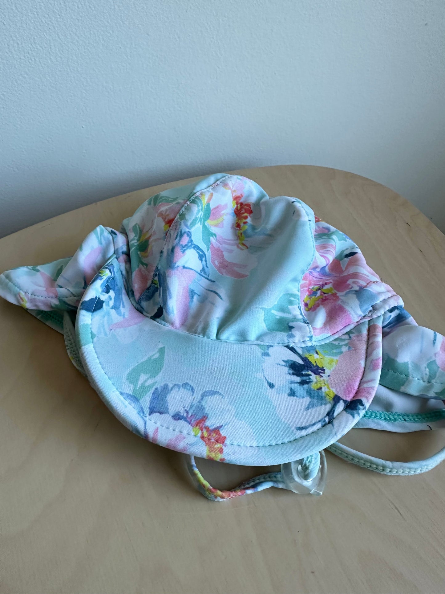 Watercolour Flower Hat / 12-24m