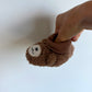 Fuzzy Teddy Slippers / 0-6m