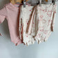 Set of 5 Bodysuits - Pink Sheep / 12m