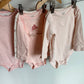 Set of 5 Bodysuits - Pink Sheep / 12m