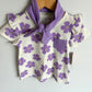 Purple Flower Pocket Top + Headband (With tags) / 3T