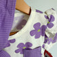 Purple Flower Pocket Top + Headband (With tags) / 3T