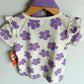Purple Flower Pocket Top + Headband (With tags) / 3T
