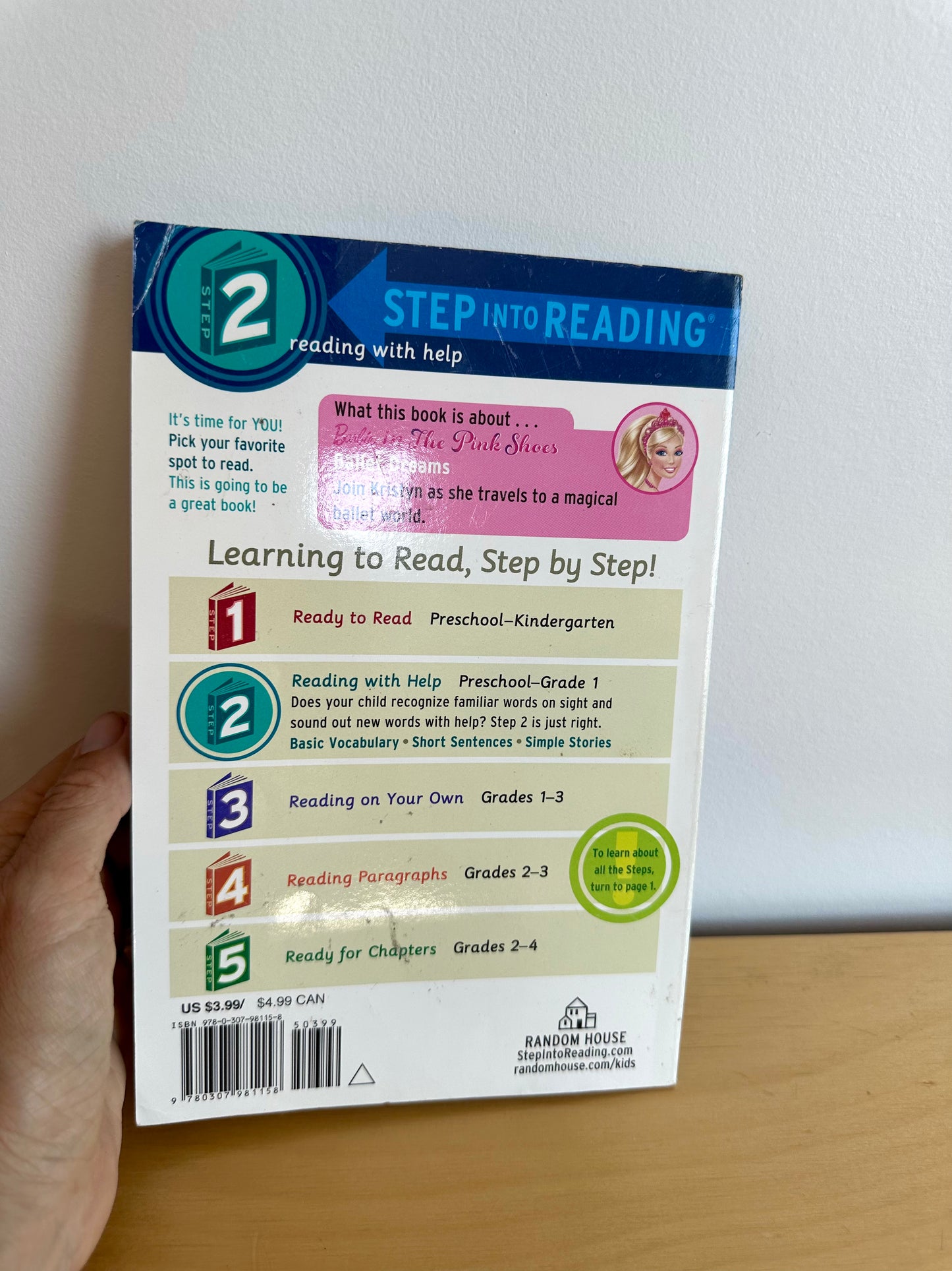 Barbie Pink Shoes Book / 3-7 years