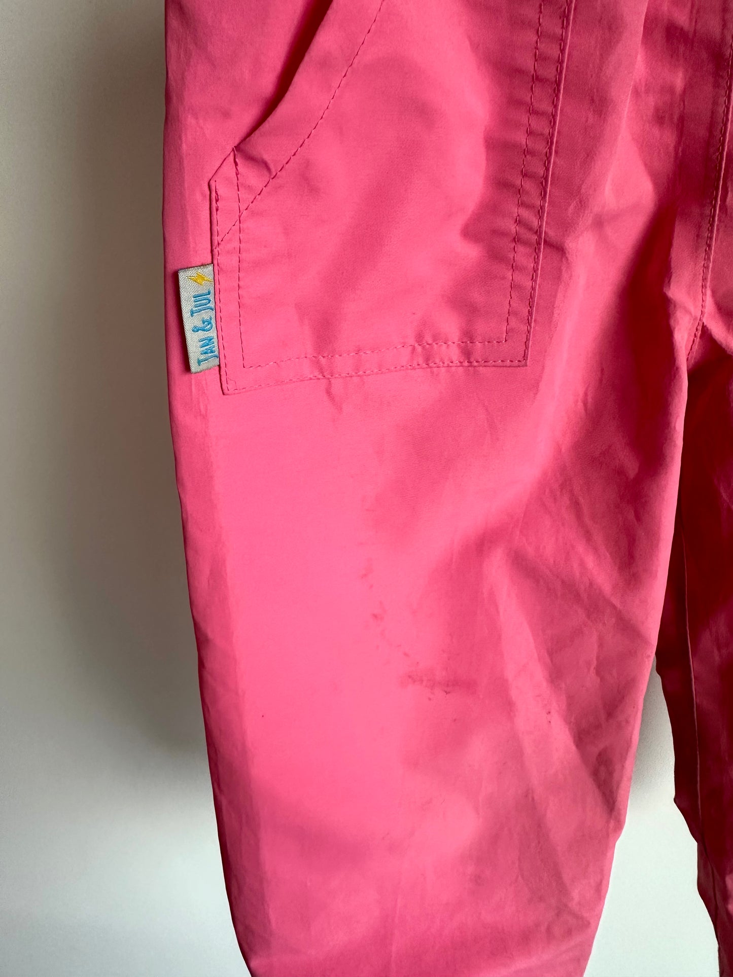 Jan & Jul Pink Rain Pants (PLAY)/ 3T