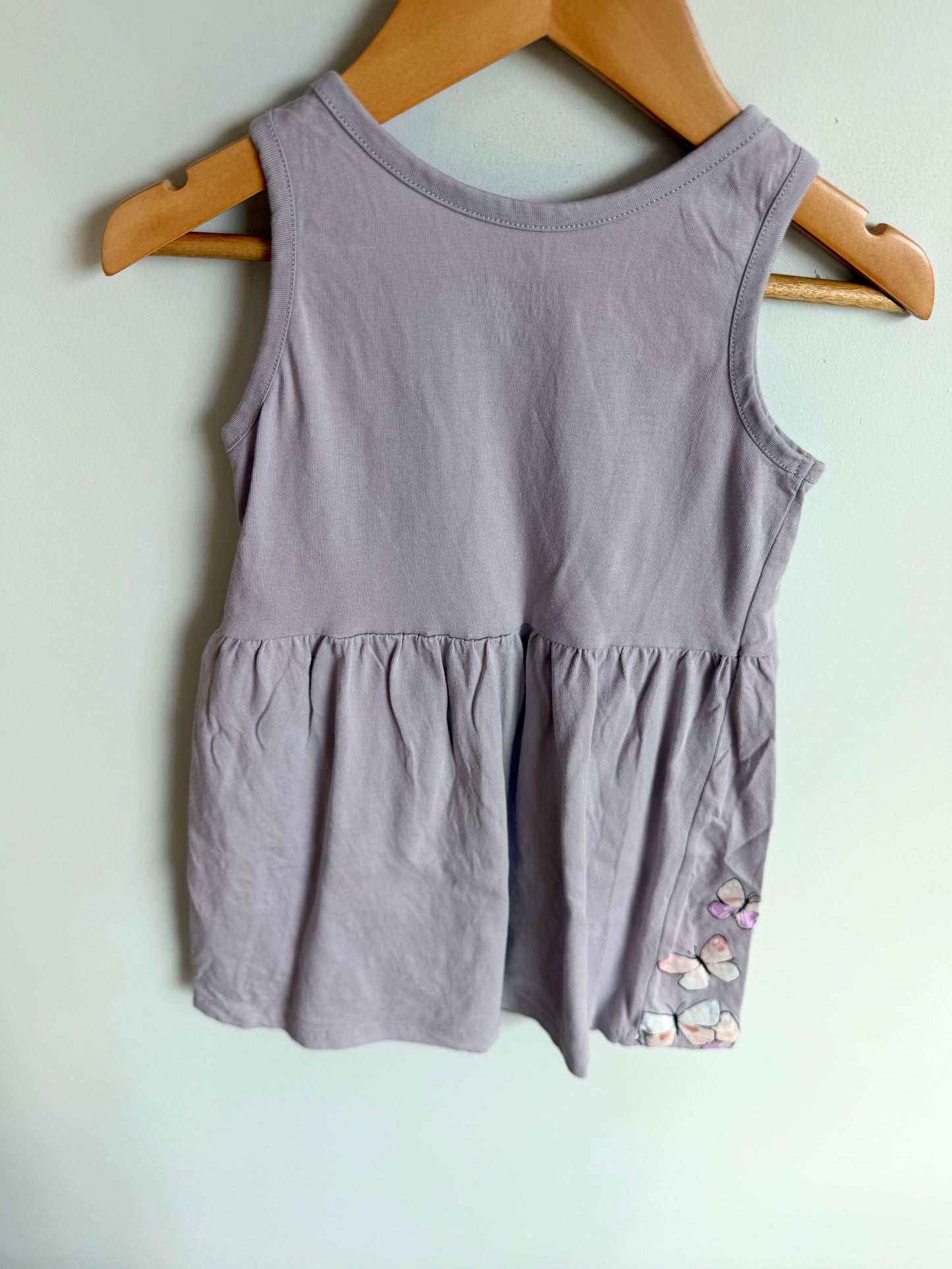 Butterfly Purple Tank Dress / 2-3T