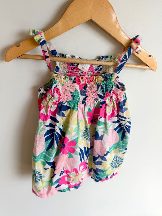 Hawaiian Floral Top / 4T