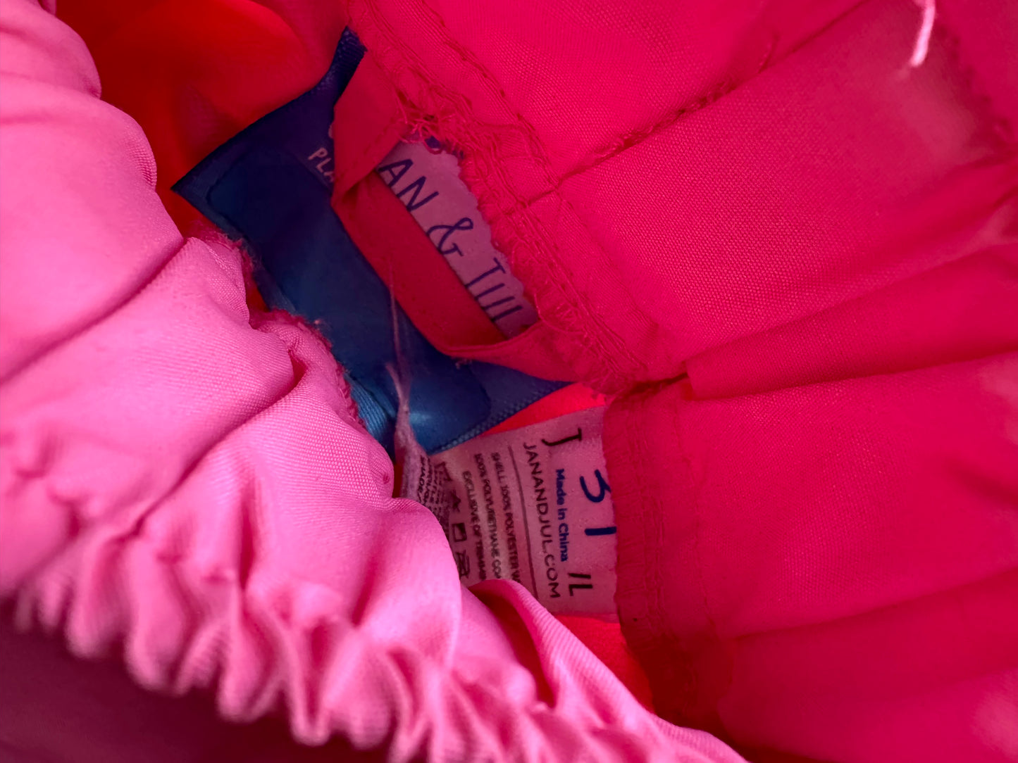 Jan & Jul Pink Rain Pants (PLAY)/ 3T