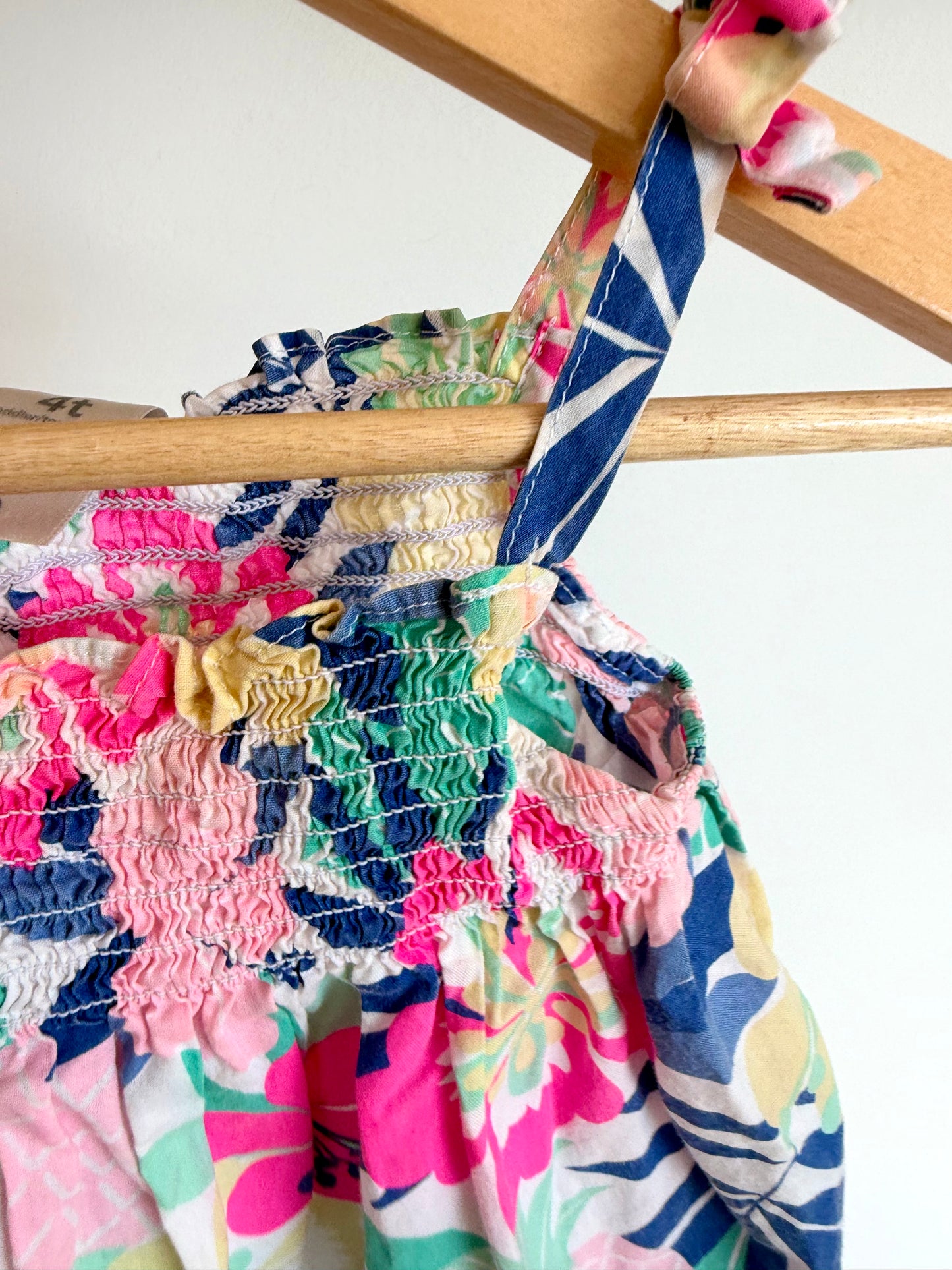 Hawaiian Floral Top / 4T