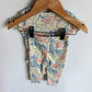 Ribbed Floral Bodysuit + Pants Set / 3-6m