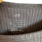 H&M Black Ribbed Ruffle Sleeve Top / 4-5 years