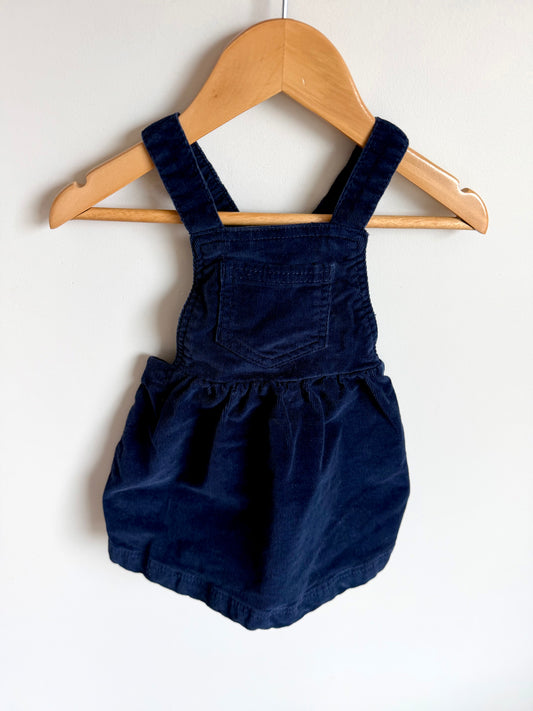 Royal Blue Overall Dress / 12-18m