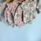Set of 3 Ruffle Long Sleeve Bodysuits / 3-6m