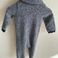 Cowl Neck Navy Jumpsuit / 12-18m