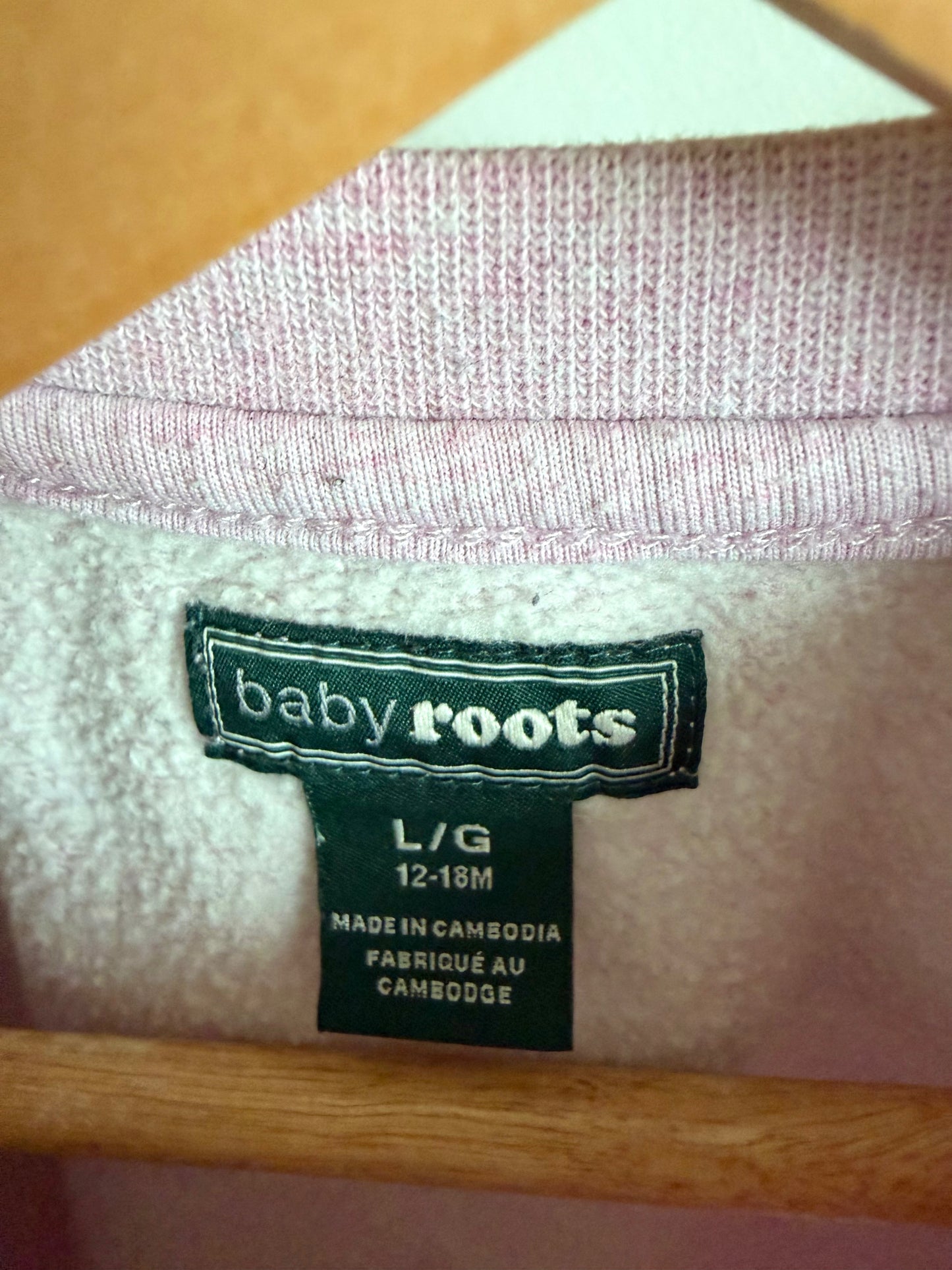 Roots Pink Sweater + Pants Set (PLAY) / 12-18m
