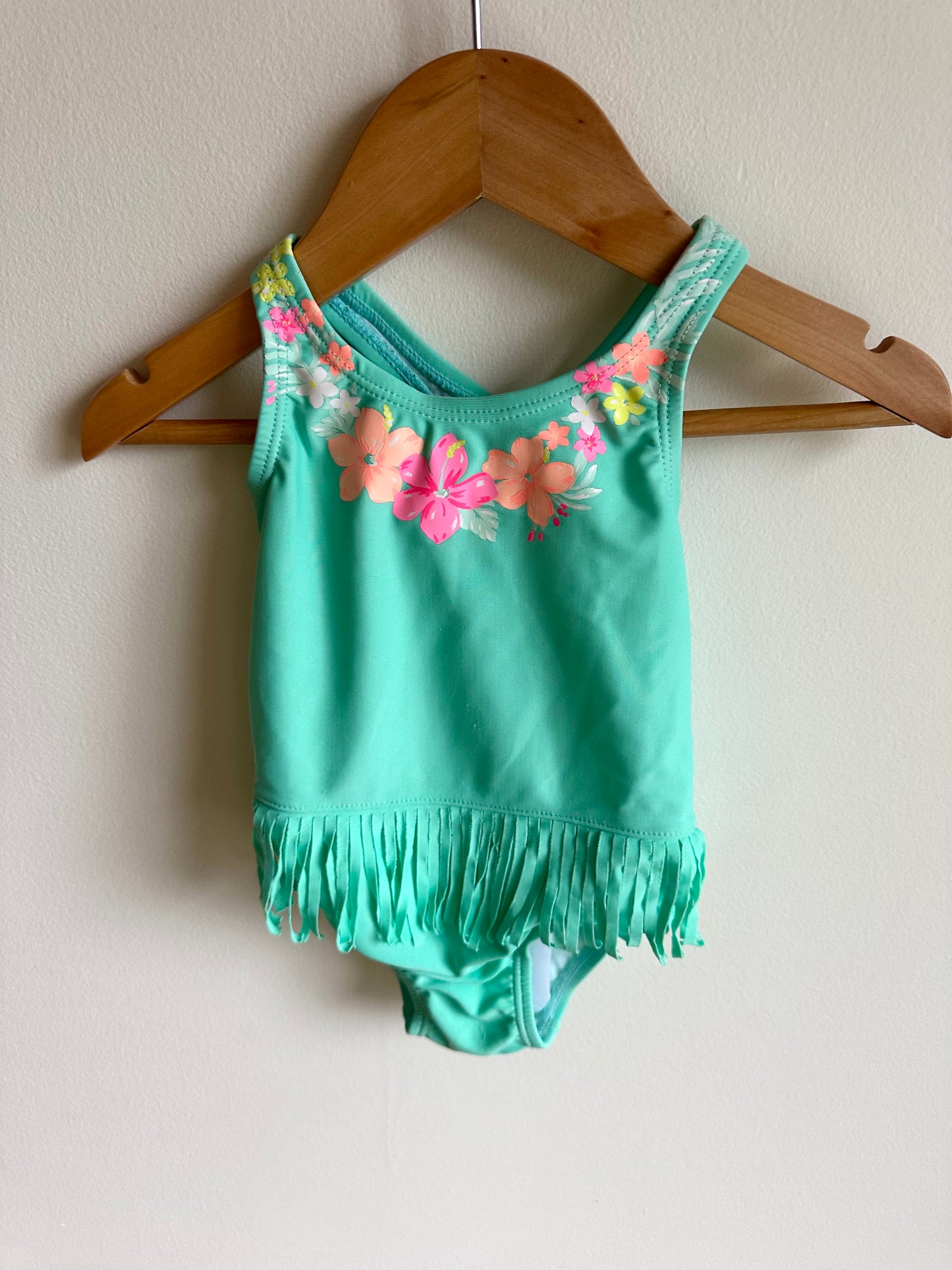 Turquoise Tassle Swim Suit / 18m