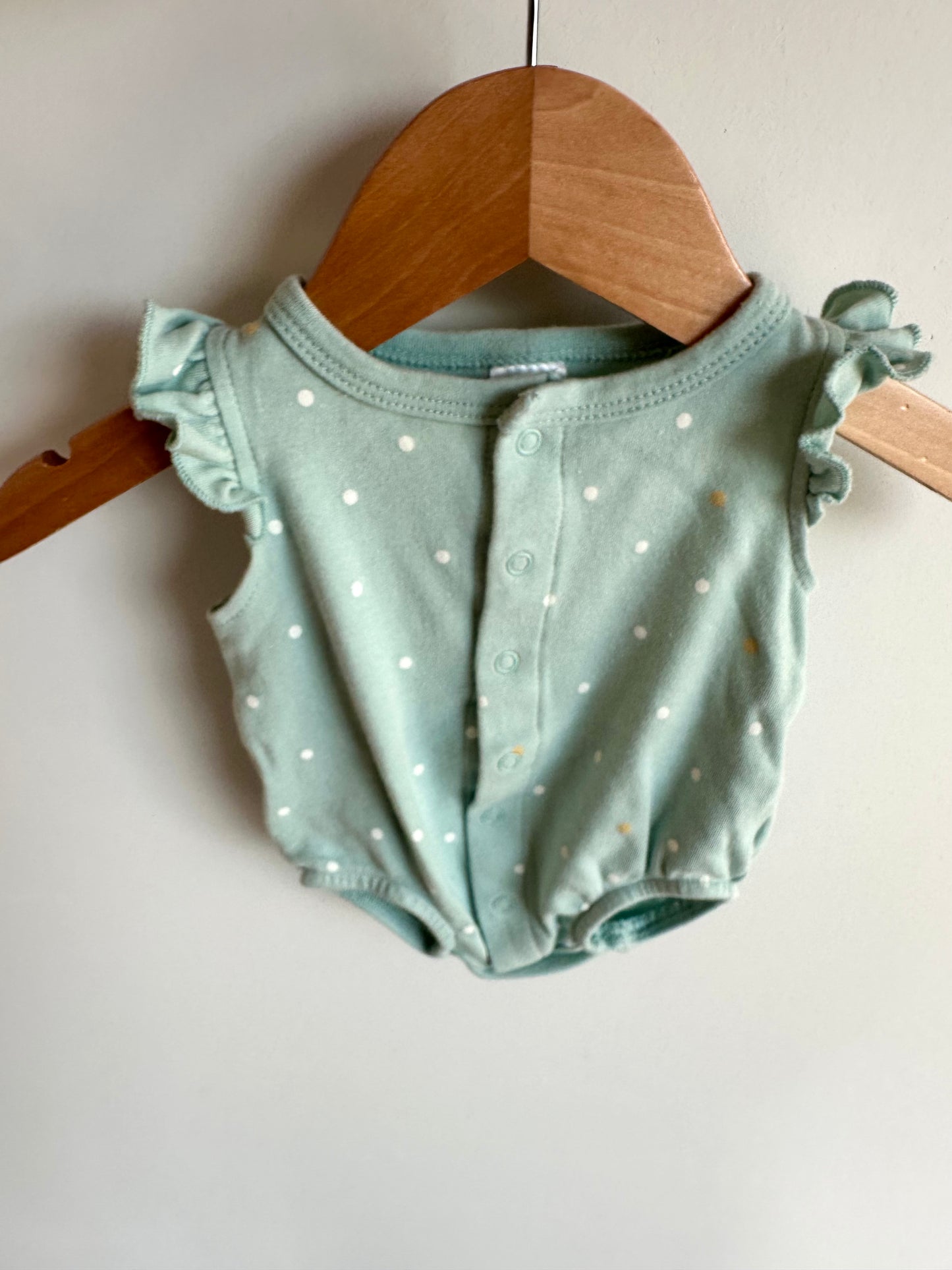 Set of 2 Cotton Tank Bodysuits / 0-3m